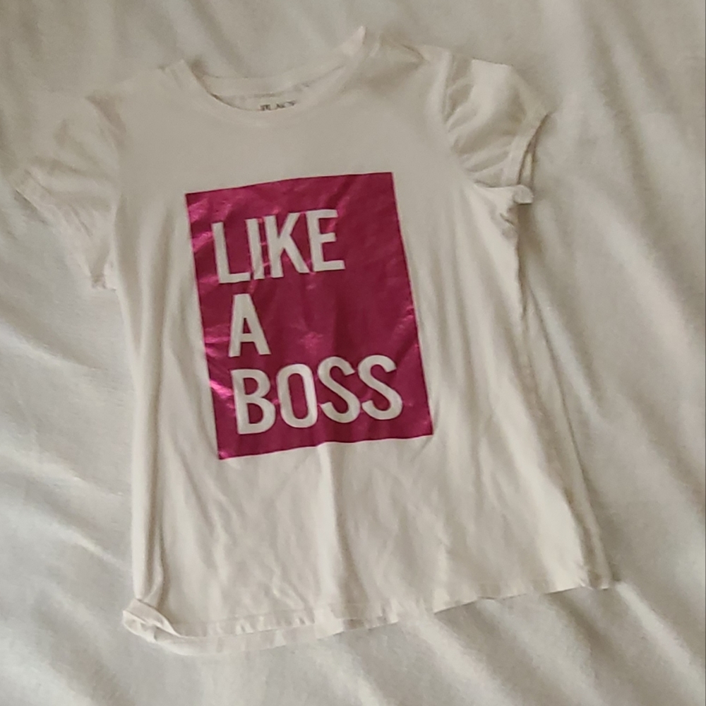 Childrens place XL/14 like a boss t-shirt